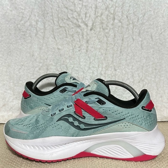 Saucony Womens Guide 16 Mineral Rose Running Athletic Sneakers Shoes SZ US 7 - Picture 7 of 11